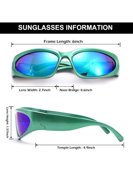 Gafas de sol GUVIVI ovaladas UV 100% para hombres y mujeres Gafas de sol GUVIVI ovaladas UV 100% para hombres y mujeres