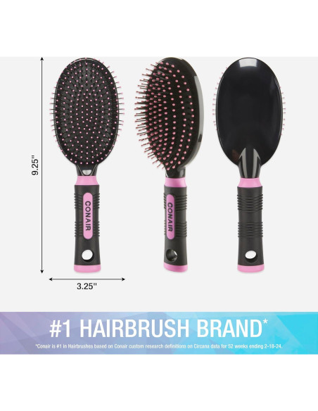 Cepillo Desenredante Conair Salon Results - Rosa/Negro - 1 Cuenta Cepillo Desenredante Conair Salon Results - Rosa/Negro - 1 Cuenta