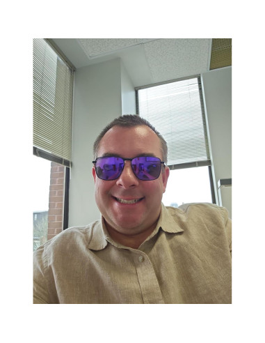 Gafas de sol aviador LUENX polarizadas UV400 púrpura