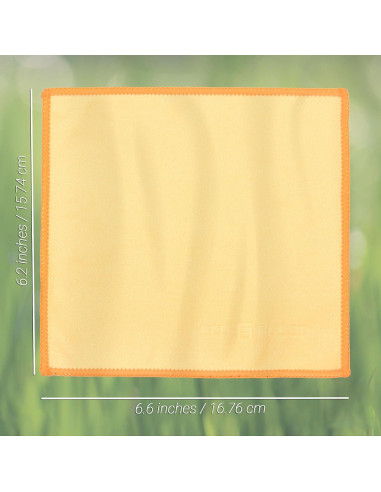 Paños de limpieza Eco-Fused 5 unidades 16.7x15.7cm Amarillo