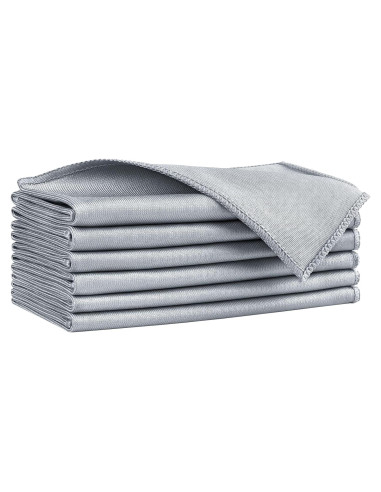 Paños de Limpieza Microfibra HOMEXCEL 6 Piezas 40x35 cm