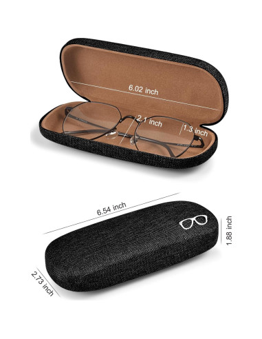 Estuche Duro RayLove 3-Pack para Gafas de Lectura