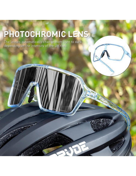 Gafas de Ciclismo KAPVOE K335 Fotoquímicas UV400 Gafas de Ciclismo KAPVOE K335 Fotoquímicas UV400