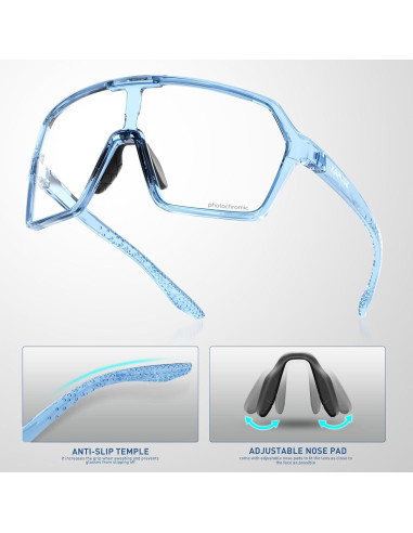 Gafas de Ciclismo KAPVOE K335 Fotoquímicas UV400