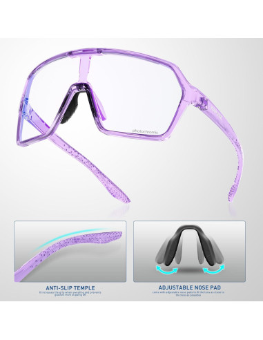 Gafas de Ciclismo KAPVOE K335 Fotoquímicas UV400