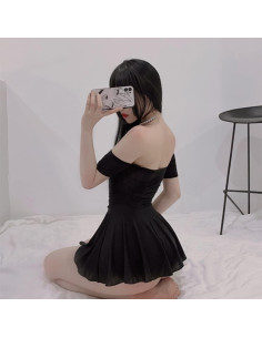 Vestido de Noche Sexy SINROYEE de Seda para Mujeres - Talla Única 2