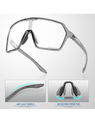 Gafas de Ciclismo KAPVOE K335 Fotoquímicas UV400