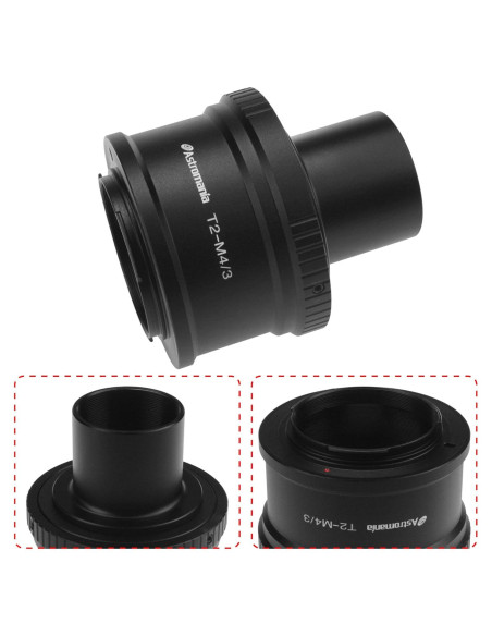 Adaptador Astromania T2 a M42 para Cámaras Olympus M4/3 Adaptador Astromania T2 a M42 para Cámaras Olympus M4/3