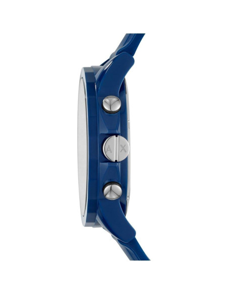 Reloj Cronógrafo AX Armani Exchange 44mm Azul Silicona Reloj Cronógrafo AX Armani Exchange 44mm Azul Silicona