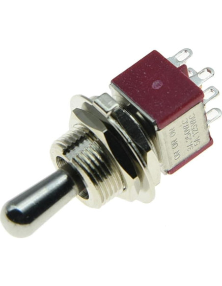 Interruptor de palanca Dopro Fat Bat DPDT 12V 3 posiciones Interruptor de palanca Dopro Fat Bat DPDT 12V 3 posiciones