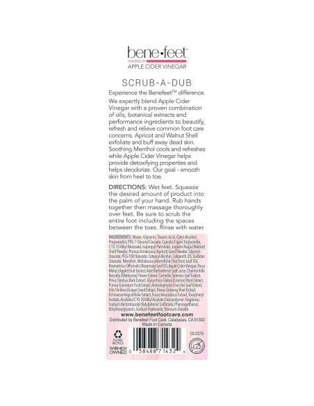 Exfoliante para Pies Benefeet 113.4 g - Suaviza y Refresca Exfoliante para Pies Benefeet 113.4 g - Suaviza y Refresca