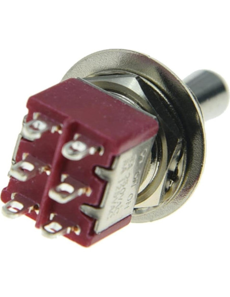 Interruptor de palanca Dopro Fat Bat DPDT 12V 3 posiciones Interruptor de palanca Dopro Fat Bat DPDT 12V 3 posiciones