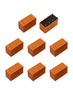 Relé de Potencia PCB 12V 8 Pines VILHTL VT-HK12V (8 Pcs)