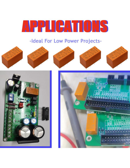 Relé de Potencia PCB 12V 8 Pines VILHTL VT-HK12V (8 Pcs) Relé de Potencia PCB 12V 8 Pines VILHTL VT-HK12V (8 Pcs)