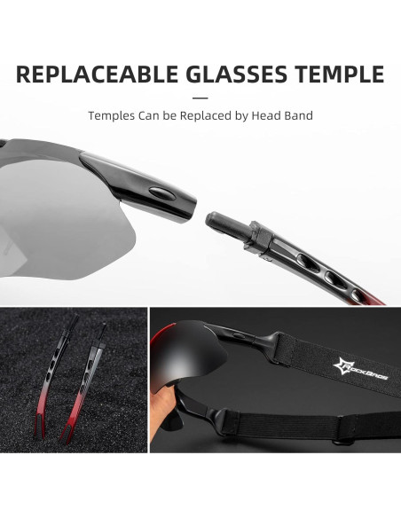 Gafas de sol deportivas ROCKBROS polarizadas UV400 para ciclismo Gafas de sol deportivas ROCKBROS polarizadas UV400 para ciclismo