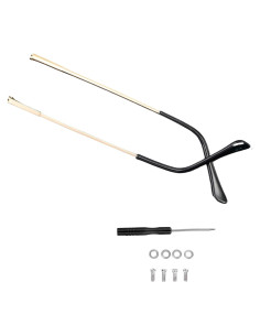 Patas de Gafas de Metal TORWOL 138mm Reemplazo DIY