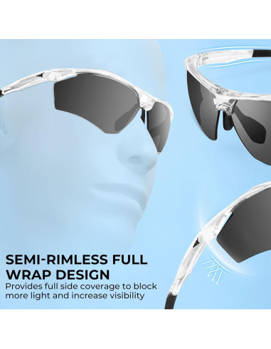 Gafas de sol polarizadas KastKing Tenmile UV 100% para deportes