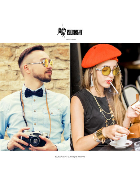 Gafas de Sol Góticas Steampunk ROCKNIGHT UV400 Unisex Gafas de Sol Góticas Steampunk ROCKNIGHT UV400 Unisex