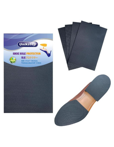 Protectores de Suela Antideslizantes Unikstep 4 Piezas Negro