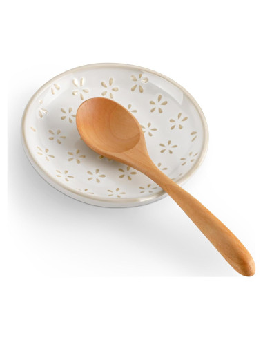 Soporte de Cuchara de Cerámica MALACASA 12.2 cm Diseño Moderno