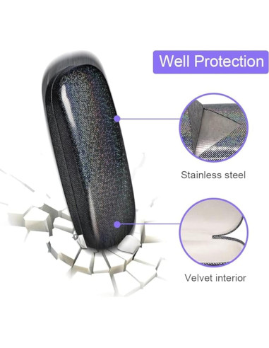 Estuche Duro para Gafas ZONLY 4 Piezas Unisex Protector
