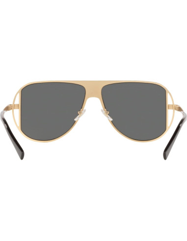 Gafas de Sol Versace Hombre Marco Dorado Lentes 57mm