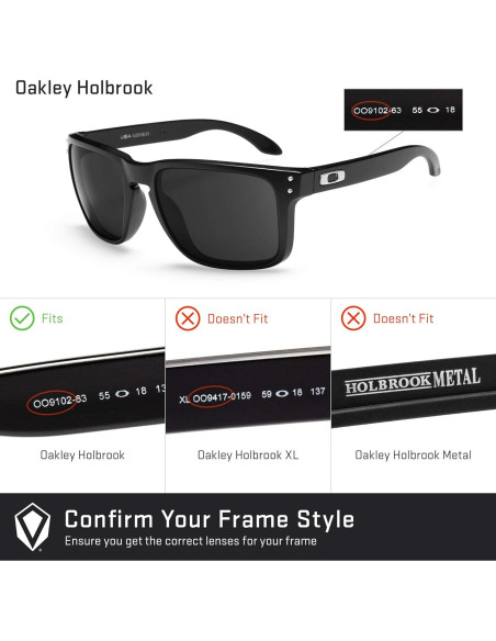 Lentes Revant para Gafas Oakley Holbrook Azul Hielo Lentes Revant para Gafas Oakley Holbrook Azul Hielo