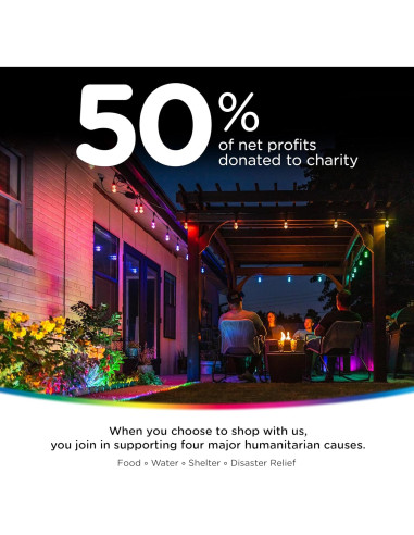Luces de Cadena Inteligentes Enbrighten 14.63m RGB LED Wi-Fi