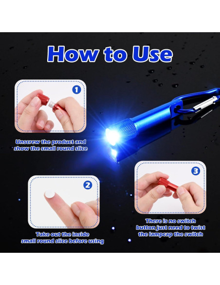 Paquete de 30 Mini Linternas LED CZBRO para Camping y Emergencias Paquete de 30 Mini Linternas LED CZBRO para Camping y Emergencias