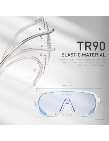 Gafas de Ciclismo KAPVOE Fotoquímicas UV400 para Adultos