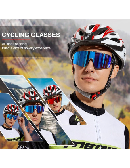 Gafas de Ciclismo SPOSUNE Polarizadas UV400 para Deportes Gafas de Ciclismo SPOSUNE Polarizadas UV400 para Deportes