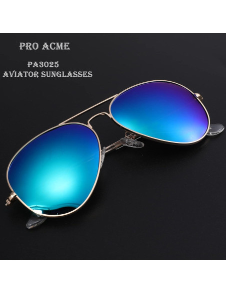 Gafas de sol Aviador Pro Acme UV400 Marco Dorado Verde Gafas de sol Aviador Pro Acme UV400 Marco Dorado Verde
