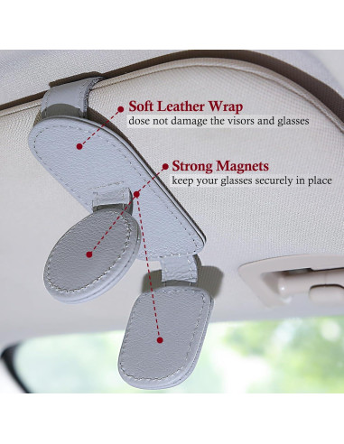 Soporte de Gafas KIWEN SH-001 Magnético para Coche Gris