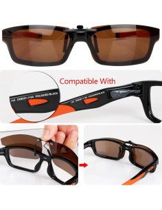 Gafas de sol CLIP-ON Polarizadas para Oakley Crosslink 53x17 2