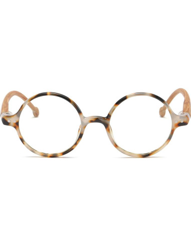 Gafas Retro Redondas JOVAKIT con Bloqueo Luz Azul 43mm