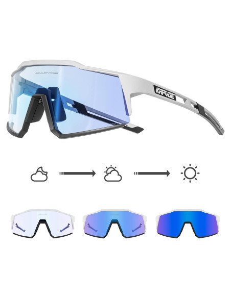 Gafas de Ciclismo KAPVOE K9022 Fotoquímicas UV400 Gafas de Ciclismo KAPVOE K9022 Fotoquímicas UV400