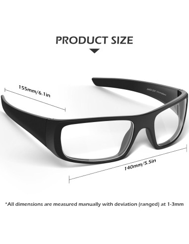 Gafas de Seguridad OXG Unisex ANSI Z87.1 Resistentes a Rayones