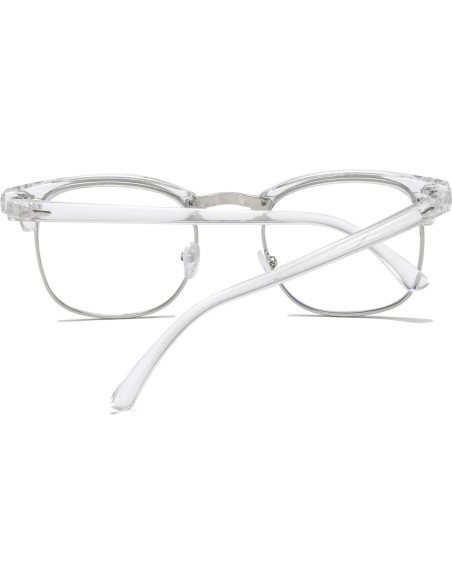 Gafas Vintage Semirimless AISSWZBER Lentes Claros Gafas Vintage Semirimless AISSWZBER Lentes Claros