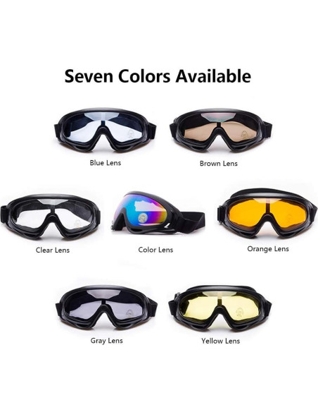 Gafas de Motocicleta SPOSUNE JY-001 Protección UV400 Gafas de Motocicleta SPOSUNE JY-001 Protección UV400