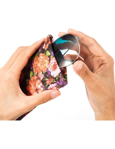 Funda de Cuero TRIUMPH VISION - 3 Fundas para Gafas