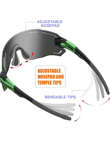Gafas de Sol RT100 para Ciclismo - Protección UV 100%