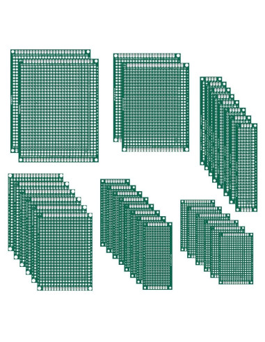 Kit de Placas PCB Doble Cara AITRIP 32 Piezas 6 Tamaños