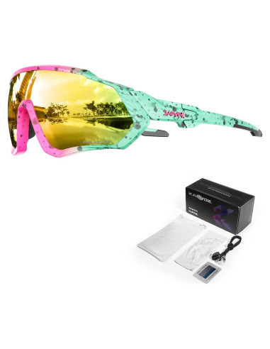 Gafas de Ciclismo KAPVOE Polarizadas UV400 Unisex