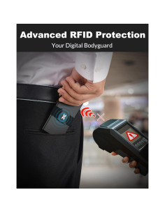 Billetera delgada HYTREIX para hombres con bloqueo RFID - 12+ tarjetas 2