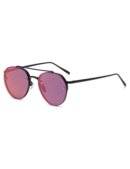 Gafas de Sol Aviador Espejo Púrpura Marco Metal Gafas de Sol Aviador Espejo Púrpura Marco Metal