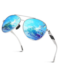 Gafas de Sol GQUEEN Polarizadas UV400 Estilo Militar