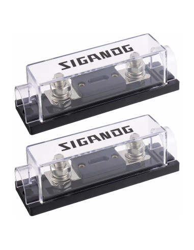 Soporte de Fusible ANL SIGANDG 40A para Cable 0/2/4 Gauge - 2 Piezas