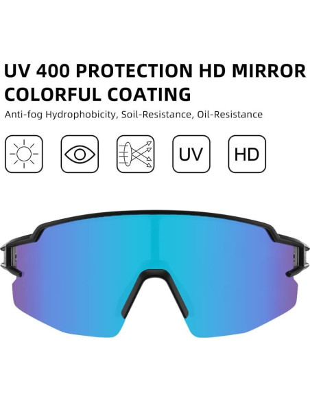 Gafas de sol polarizadas ROCKBROS UV400 para adultos Gafas de sol polarizadas ROCKBROS UV400 para adultos