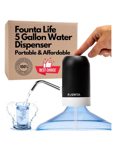 Dispensador de Agua Eléctrico Founta Life 5 Galones Portátil