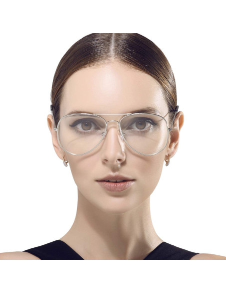 Gafas de Aviador AISSWZBER Lente UV400 Clásico Metal Gafas de Aviador AISSWZBER Lente UV400 Clásico Metal